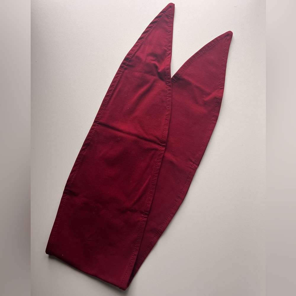 Merlot Red Cotton Headband / Neck Scarf